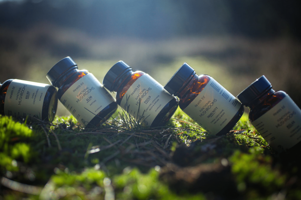 Organic Mushroom Powder | Reishi Mushroom Supplement | Lions Mane Mushroom Supplement | Cordyceps Mushroom Supplement | Chaga Mushroom Supplement