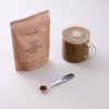 Chaga Mushroom Powder, with custom scoop and coffee | Best Chaga Mushroom Powder | Best Organic Chaga Mushroom Powder | Organic Chaga Mushroom Powder | Buy Chaga Mushroom Powder | Chaga Mushroom Powder
