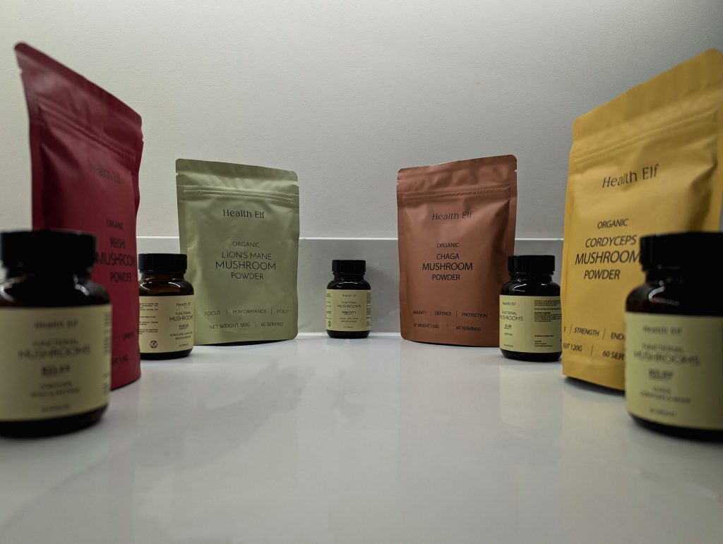 Organic Mushroom Powder | Cordyceps Mushroom Supplement | Reishi mushroom Supplement | Lions mane mushroom Supplement | Chaga mushroom supplement